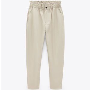 Zara faux leather baggy pants